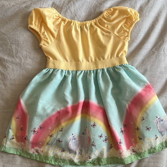 BOGO Lilt rainbow unicorn dress with petty skirt 3T - Picture 6 of 6